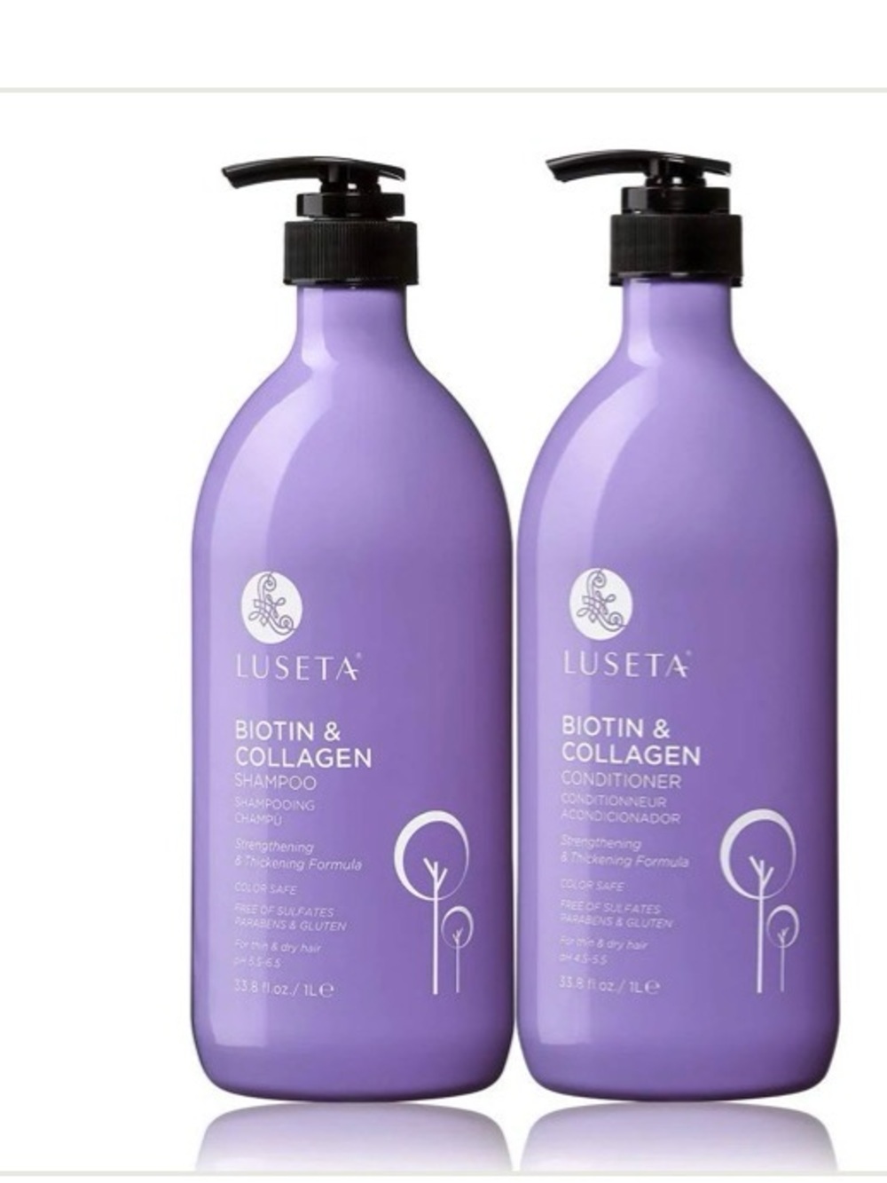 Luseta Biotin & Collagen Shampoo & Conditioner Duo